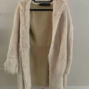 Zara fur coat